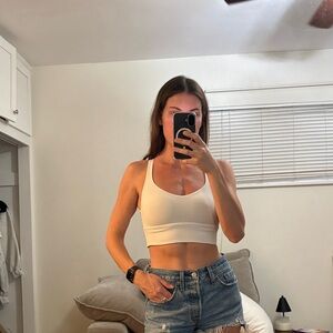 lululemon athletica White Sports Bra